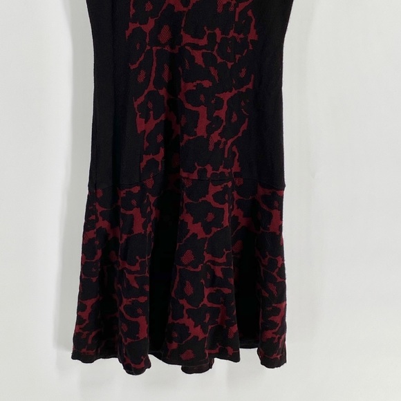 Cato fit and flare black red dress M - Picture 3 of 6